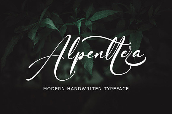 Alpenttera: The Handwritten Font That Elevates Small Business Brands