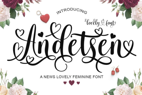 Andetsen: A Dazzling Script Font for Luxury Web Design