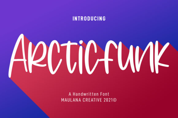 Arcticfunk: The Quirky Handwritten Font for Small Business Branding