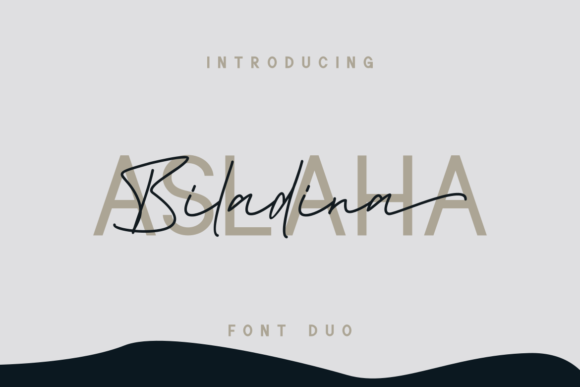 Aslaha Biladina: A Script Handwritten Font for Editorial Design