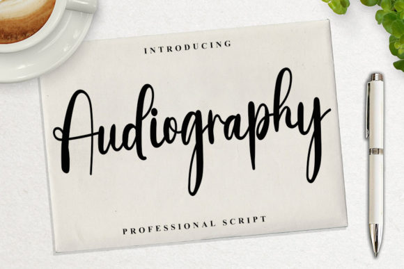 Audiography: The Relaxed Script Font for Authentic Branding