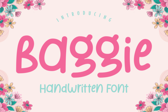 Baggie: A Playful Script Handwritten Font for Editorial Design