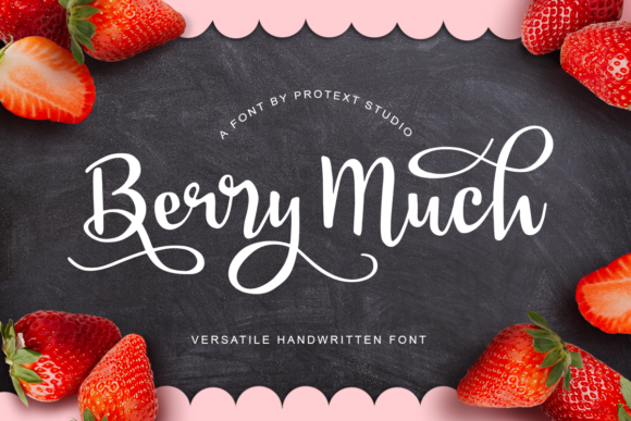 Berry Much Typeface: Elevating Digital Branding with Script