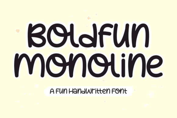 Boldfun Monoline: The Sweet Script for Modern Design