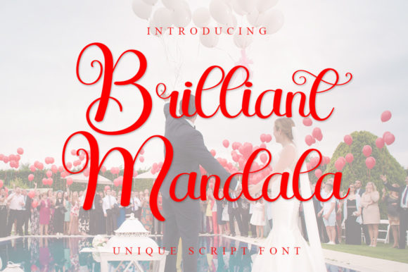 Brilliant Mandala: The Ultimate Script Font for Elegant Designs