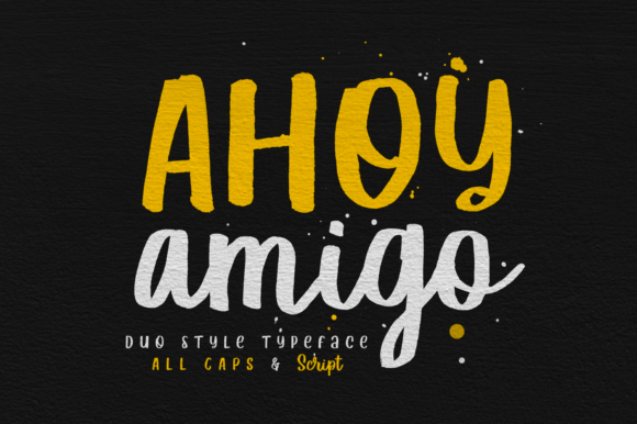 Bringing Personality to Print with Ahoy Amigo Typeface