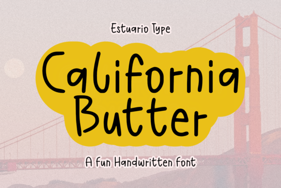 California Butter: A Relaxed Script Font for Modern Editorial Design