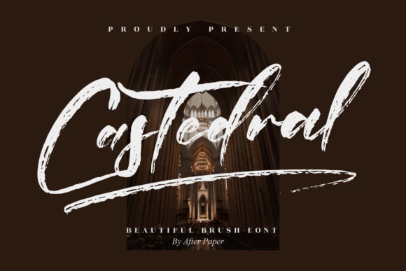 Castedral: A Romantic Script Font for Editorial Design