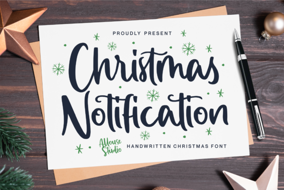 Christmas Notification: The Handwritten Font for Holiday Campaigns