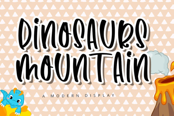 Dinosaurs Mountain: A Delicate Script Font for Web Design