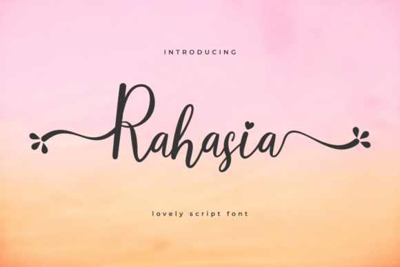 Elevate Campaign Visuals with the Rahasia Typeface