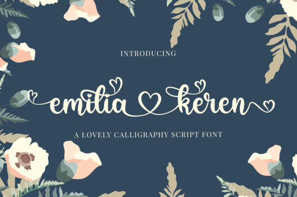 Emilia Keren Typeface Review for Elegant Branding