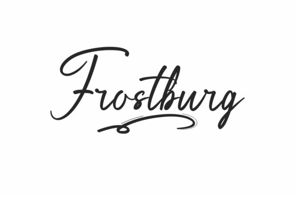 Frostburg: A Sweet Script Handwritten Font for Branding