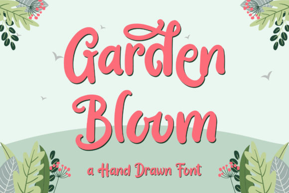 Garden Bloom: The Sweet Handwritten Font for Makers