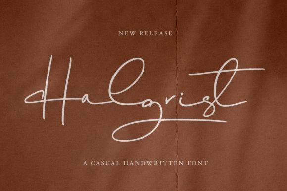 Halgrist: The Elegant Script Font for Makers