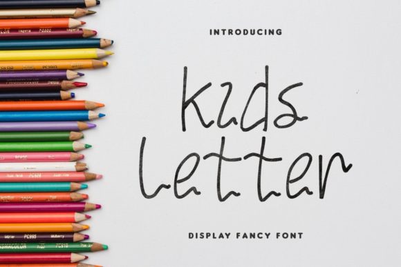 Kids Letter Font: The Perfect Handwritten Typeface for Crafters