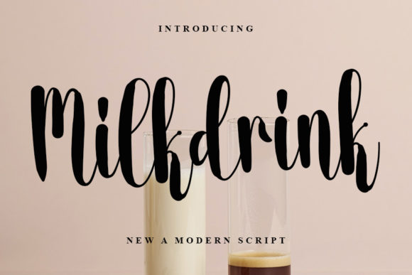 Milkdrink Font Review: A Tall, Relaxed Handwritten Typeface