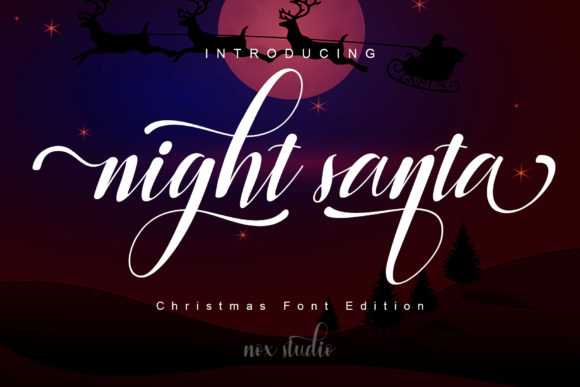 Night Santa Font Review: A Timeless Script for Branding