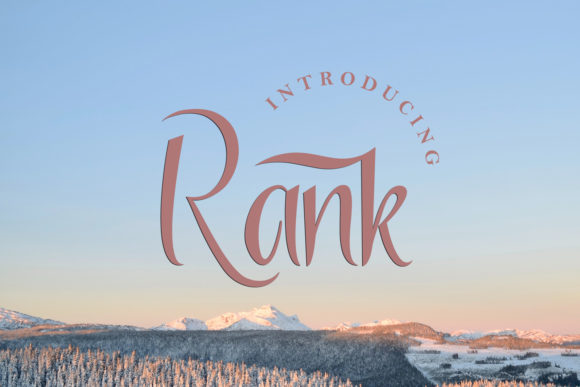 Rank: A Charming Script Handwritten Font for Editorial Design