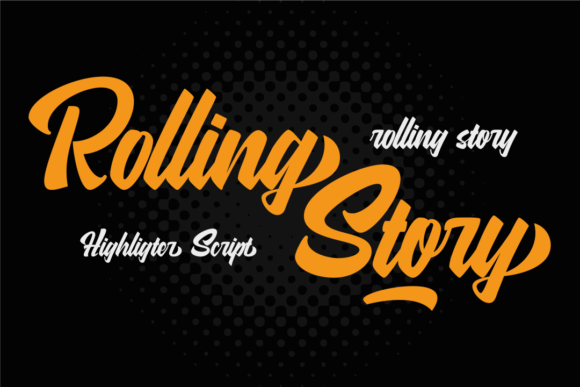 Rolling Story Font: Crafting Retro Logos with Style
