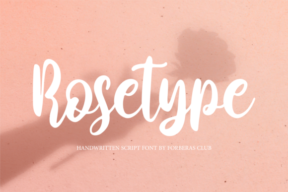 Rosetype: A Timeless Handwritten Font for Modern Branding
