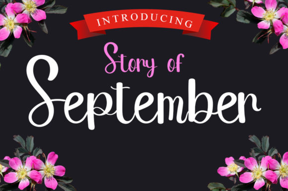 Story of September Font Review for Elegant Branding