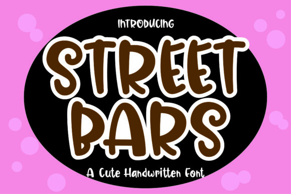 Street Bars: A Quirky Handwritten Font for Youthful Campaigns