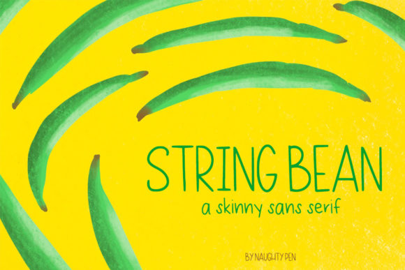 String Bean Skinny: A Minimal Typeface for Editorial Design