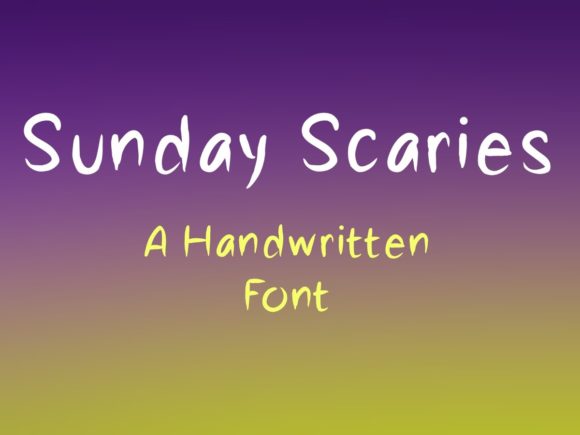 Sunday Scaries Font Review: A Casual Handwritten Typeface for Brands