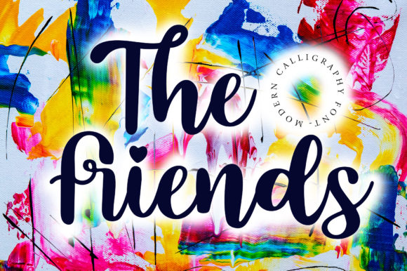 The Friends: A Bold Script Handwritten Font for Makers