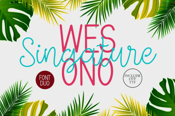 Wesono Singature: A Versatile Script for Modern Branding